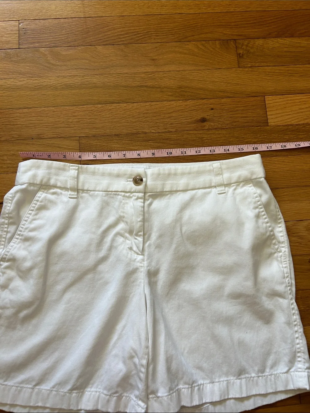 J. Crew White Casual Chino Shorts
